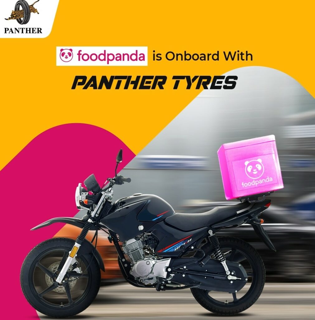 foodpanda is onboard with panther tyres