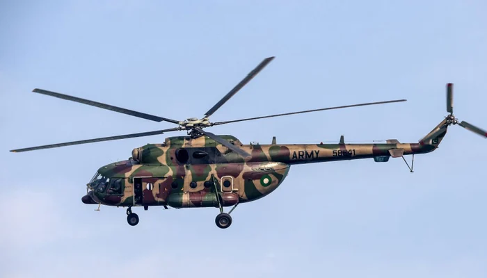 dEBRIS OF CRASHED PAKISTANI HELICOPTER FOUND