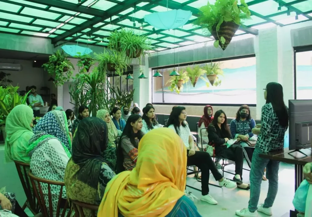 Google organized a series of Women Techmakers sessions in Pakistan