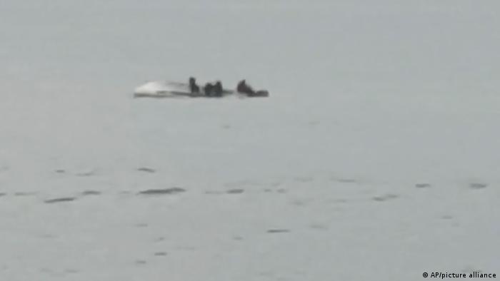 Kaikoura's mayor said 11 persons were aboard; six were rescued.