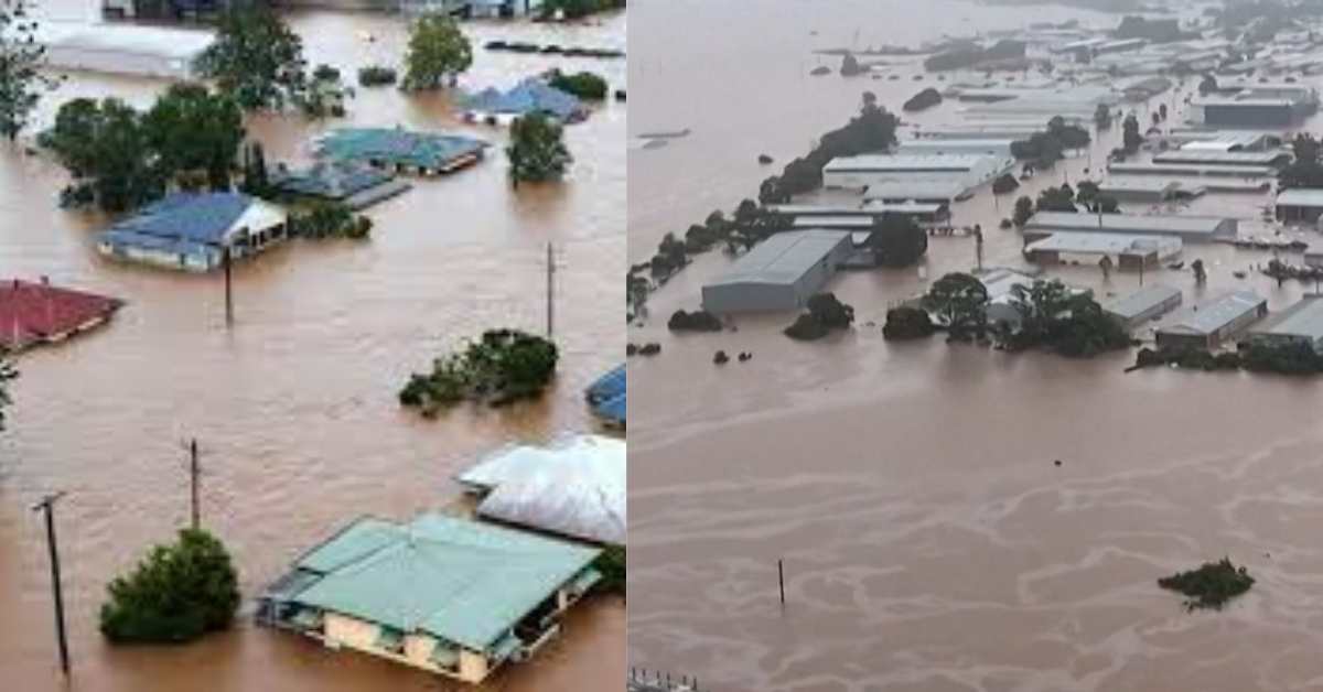 Many rivers in Victoria experienced heavy flooding.