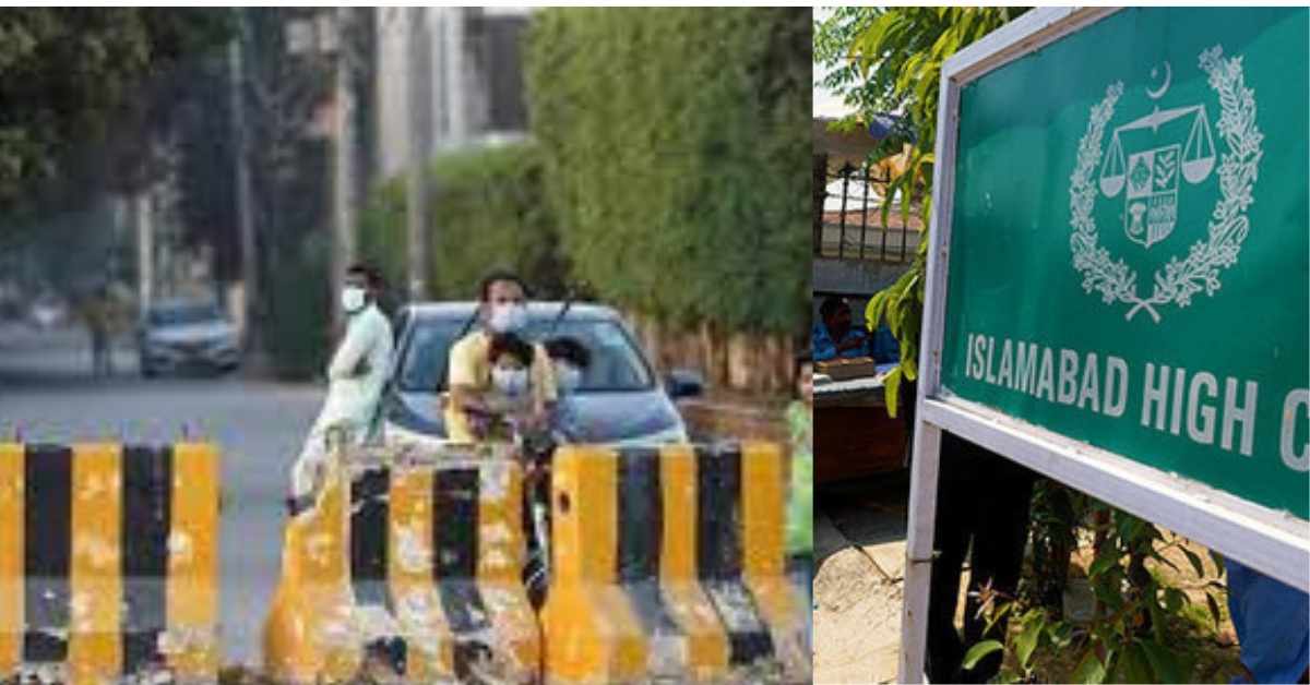 The Islamabad High Court has ordered the removal of the Aabpara-Melody Road barricades.